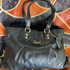 Coach Bag Black Leather